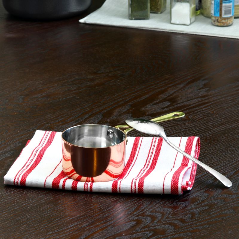 Gibson Rembrandt 3.3 inch Mini Sauce Pan, Copper Plated
