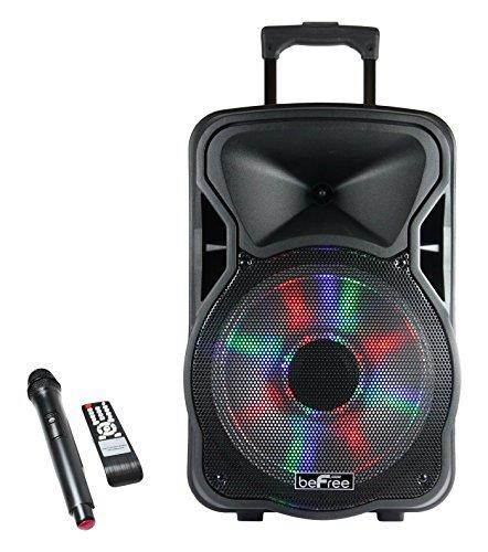Befree Sound BFS-5800 15 in. Bluetooth Rechargeable Party Speaker with Illuminatiing Light