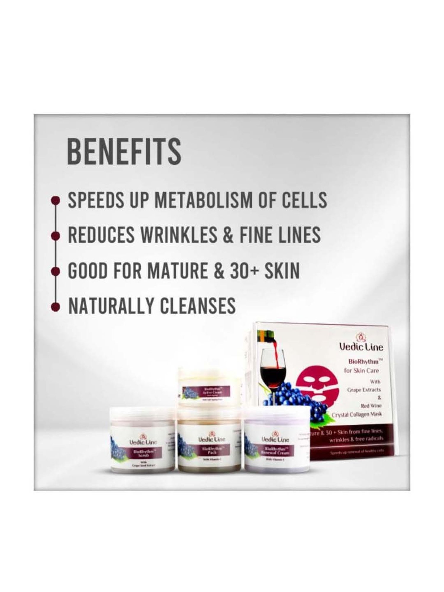 VEDIC LINE Bio Rhythm Facial (For 30 + or Mature Skin)