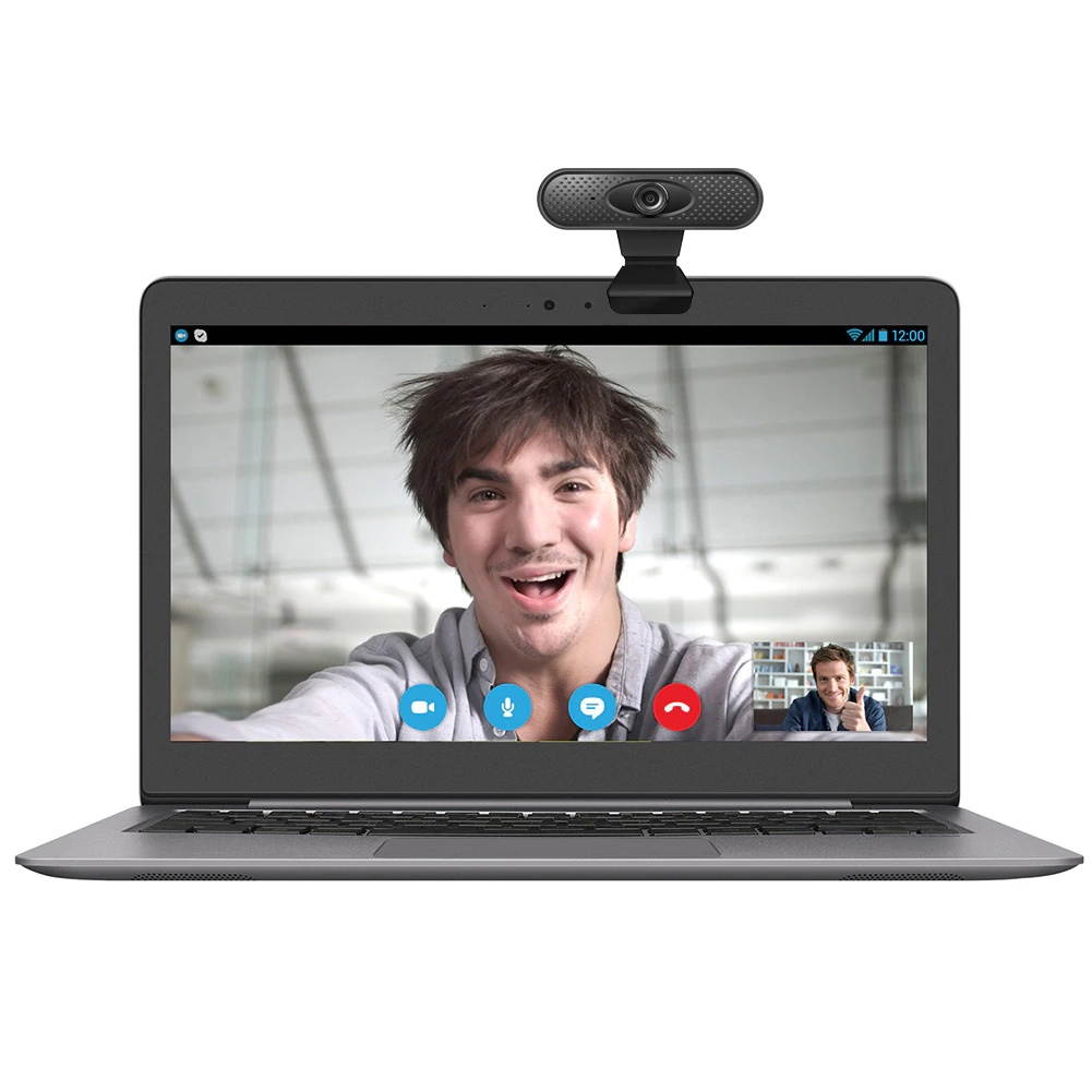 Widescreen Video Work Home Accessories 1080P Webcam Built-in HD Microphone Manual Focus USB Beauty Web Camera for PC