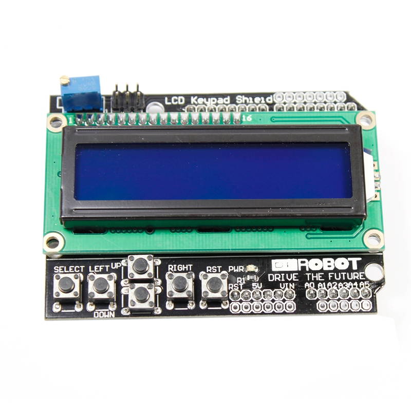 LCD1602 Character LCD Input/Output Expansion Board Keypad Shield Compatible with Arduino