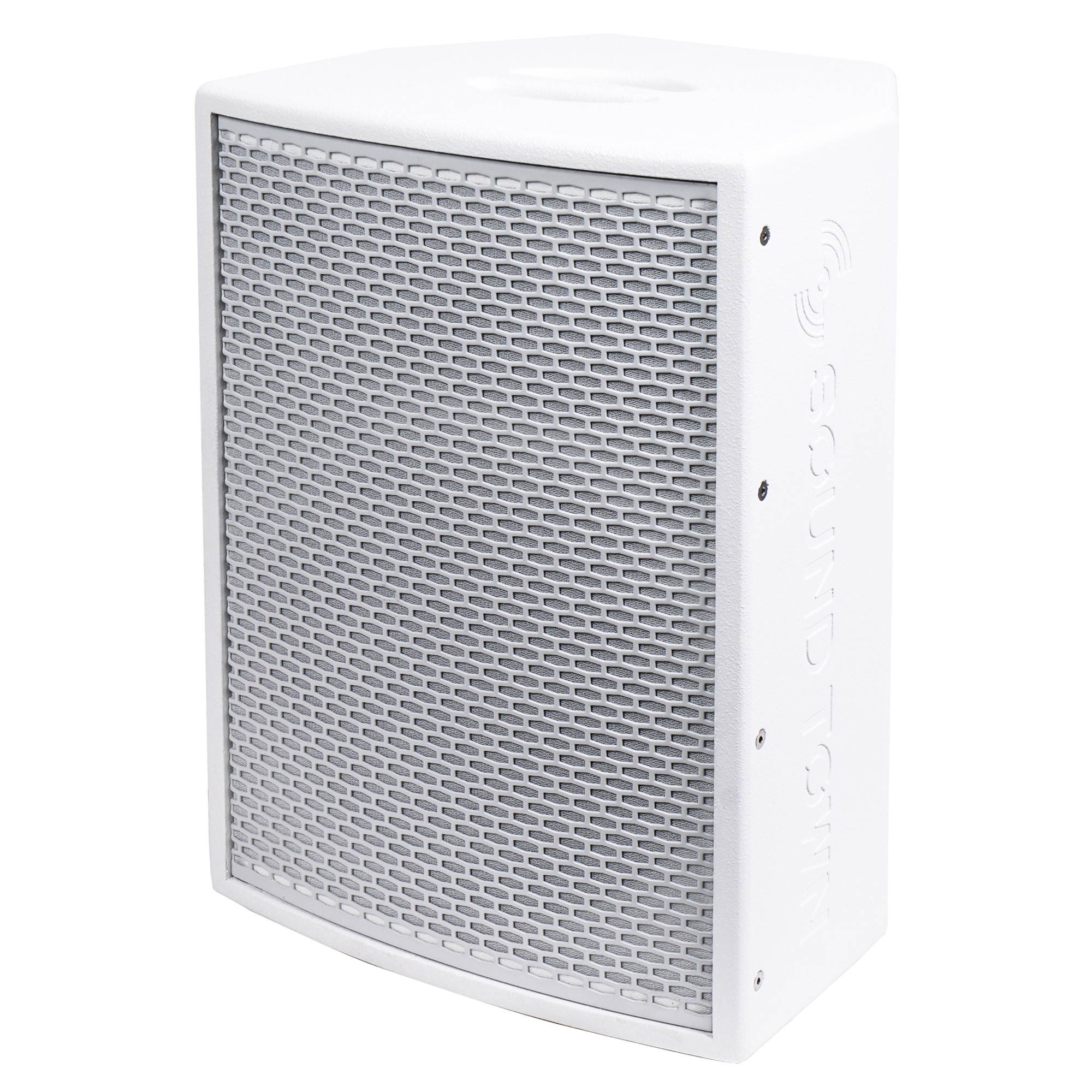 Sound Town 2-Pack 10&rdquo; 1000W Powered DJ PA Speaker with Bluetooth, Titanium Compression Driver and 3-Channel Mixer for Mobile DJ, Live Sound, Karaoke, Bar, Church, White (KALE-110WPW-PAIR)