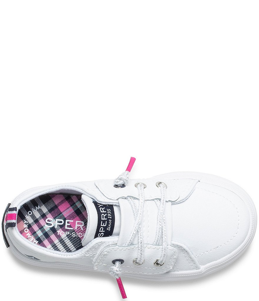 Sperry Girls' Crest Vibe Jr Leather Sneakers (Toddler)