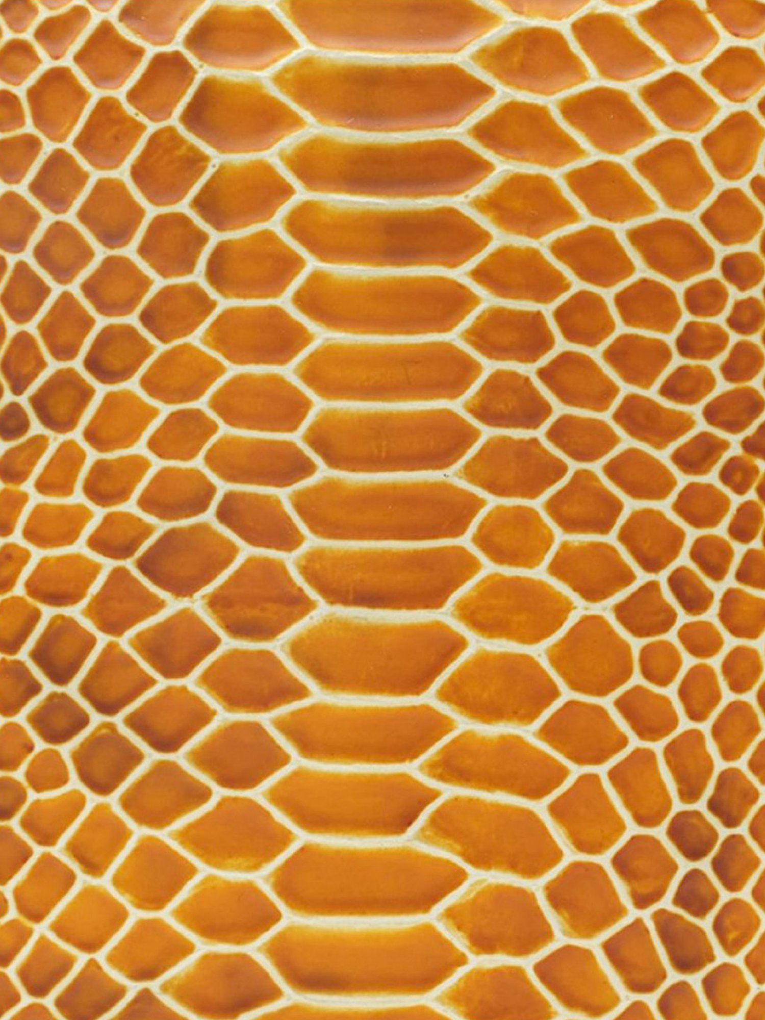 RI2K London Yellow Leather Medium Animal Effect Hobo Bag