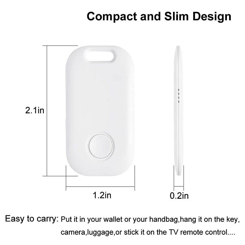 Key Finder Smart Tracker Item Finder Phone Finder Bluetooth Smart Tag-Multi Color 3Pack