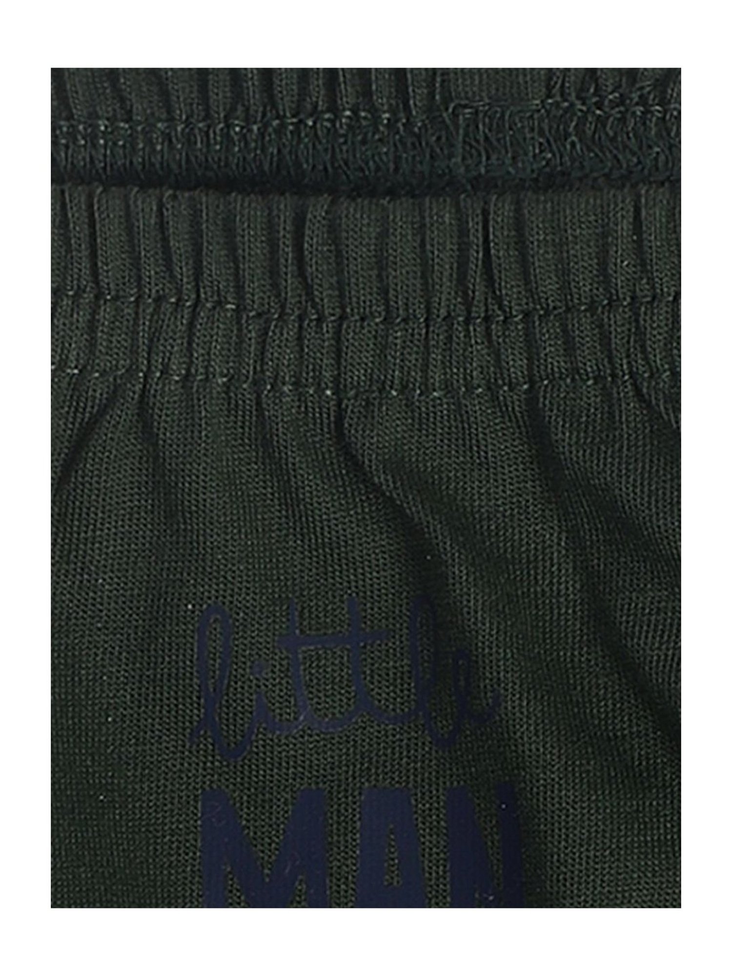 MINIKLUB Boys Green & Grey Printed Briefs (Pack Of 2)