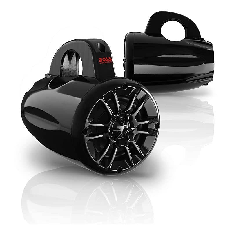 MRWT40 Marine Waketower Speaker System 400 Watts of Power Per Pair 200 Watts Each 4 Inch Full Range 2 Way Marine grade Weatherproof Sold In Pairs