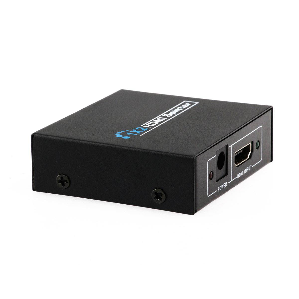 Full HD 1x2 Port HDMI Splitter Amplifier Repeater 3D 1080p Female Switch Box Hub