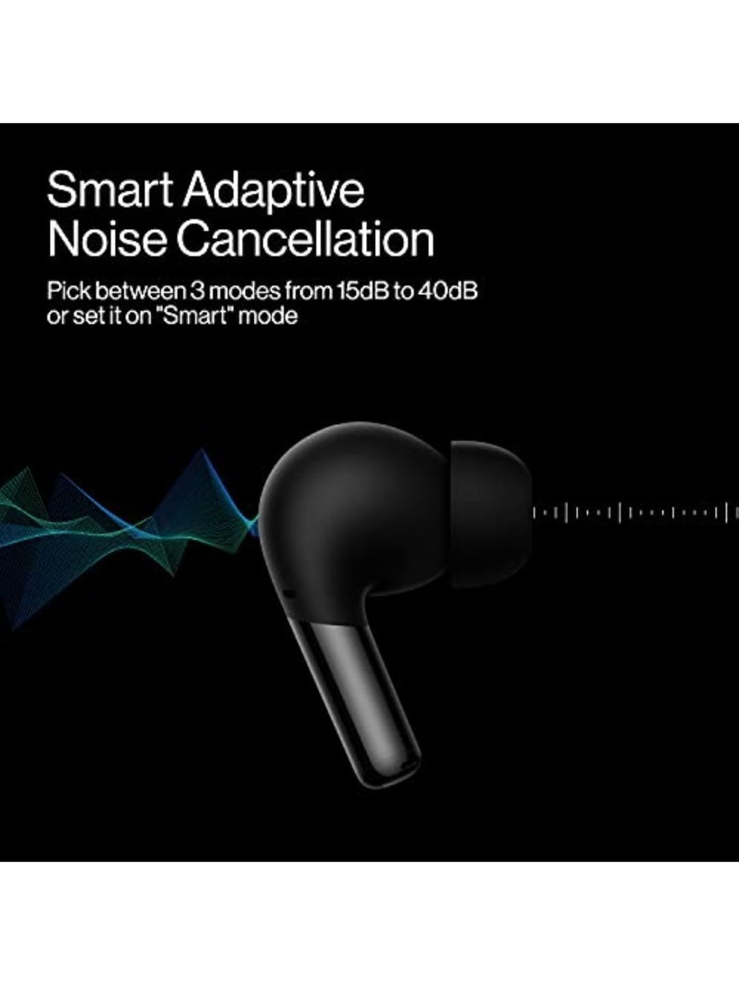 OnePlus Buds Pro Bluetooth Truly Wireless in Ear Earbuds with mic (Matte Black)