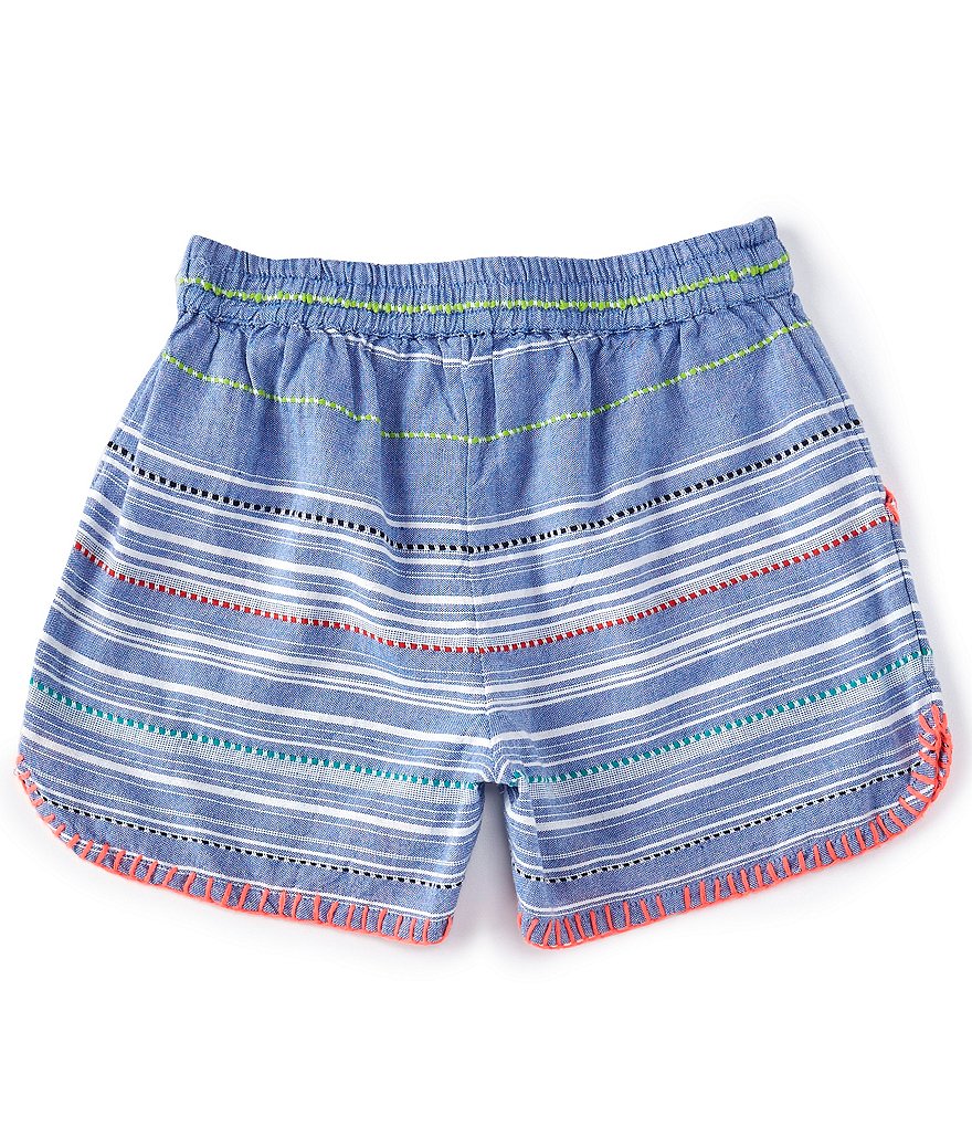 Peek Little/Big Girls 2T-12 Striped Dolphin Shorts