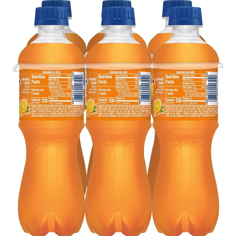 Sunkist Orange Soda - 6pk/0.5 L Bottles
