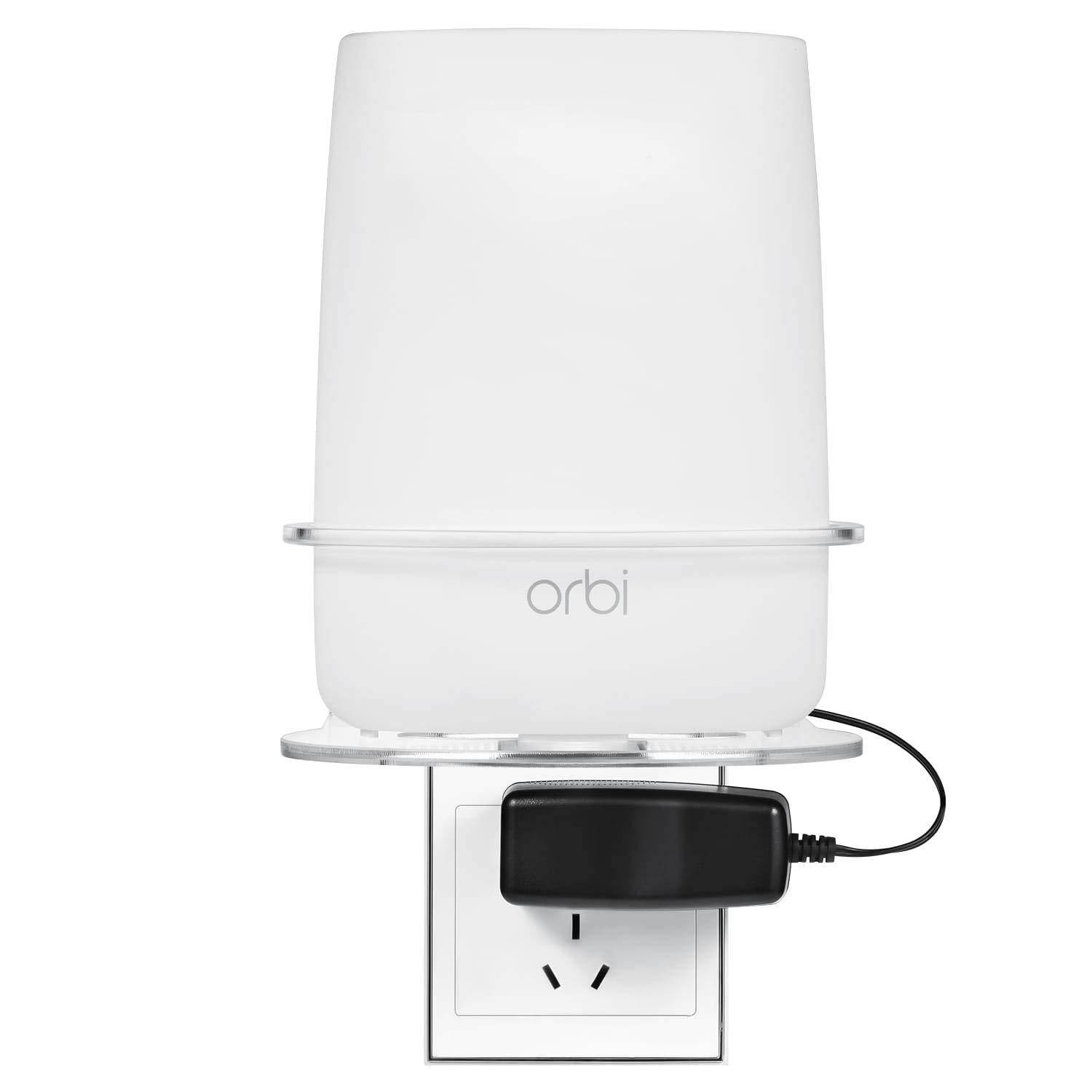 Durable Wall Mount Compatible with NETGEAR Orbi Mesh Wi-Fi System - Extra Security for Your Wi-Fi Router (2-Pack)