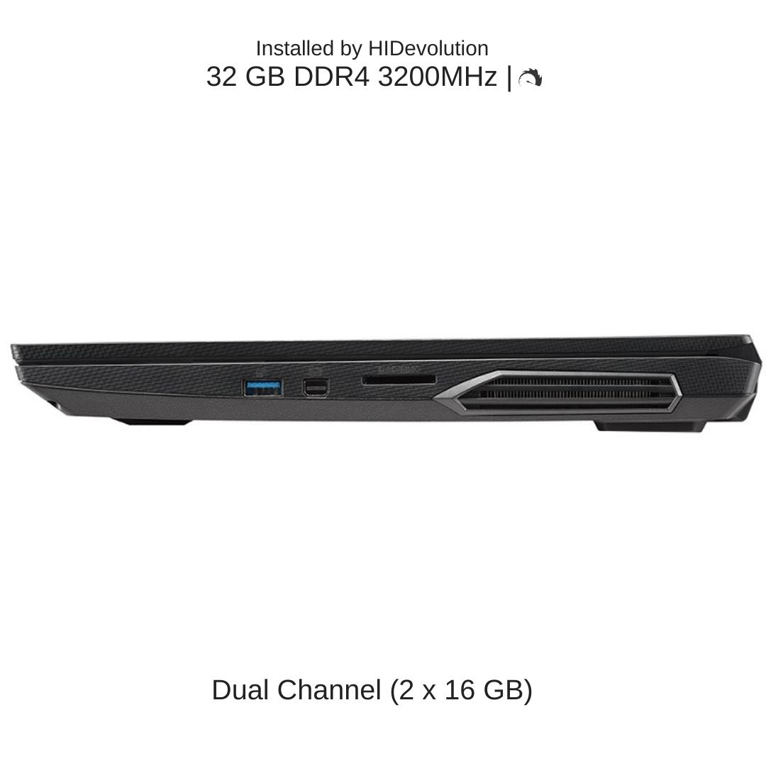 [2021] HIDevolution Gigabyte G5 GD-51US123SH 15.6" FHD 144Hz, 2.7 GHz i5-11400H, RTX 3050, 16 GB 3200MHz RAM, 512 GB PCIe SSD