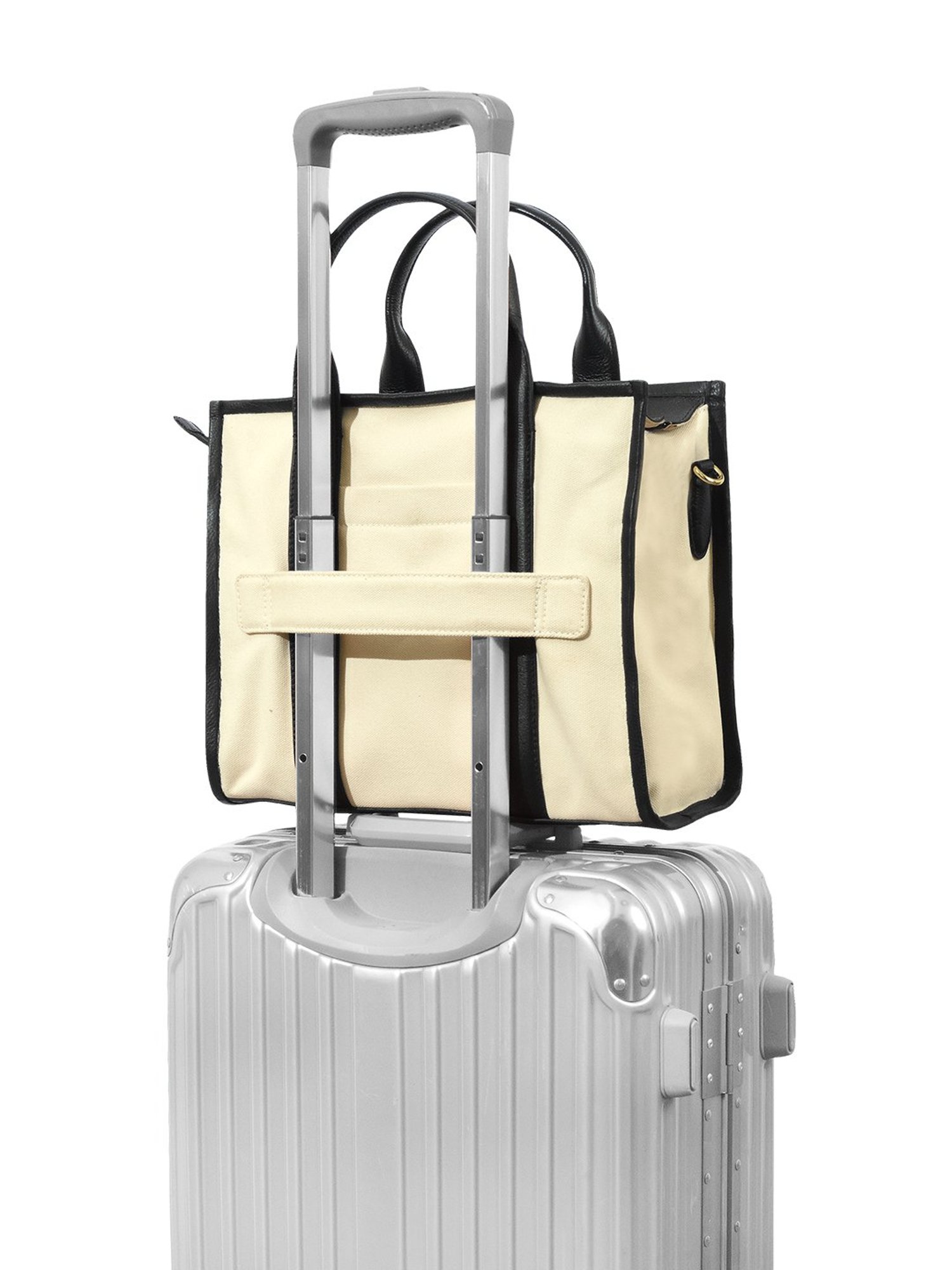 Eske White Medium Tote Bag