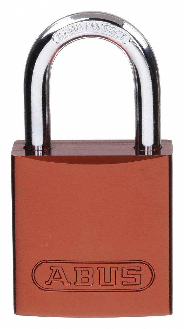 Abus Lockout Padlock,KD,Brown,1-1/2"H  72 /40 KD Brown