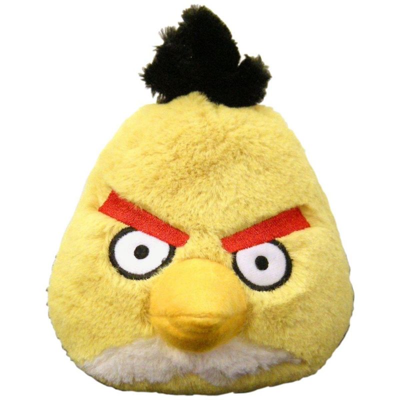 Commonwealth Toys Angry Birds 12" Plush With Sound Yellow Bird