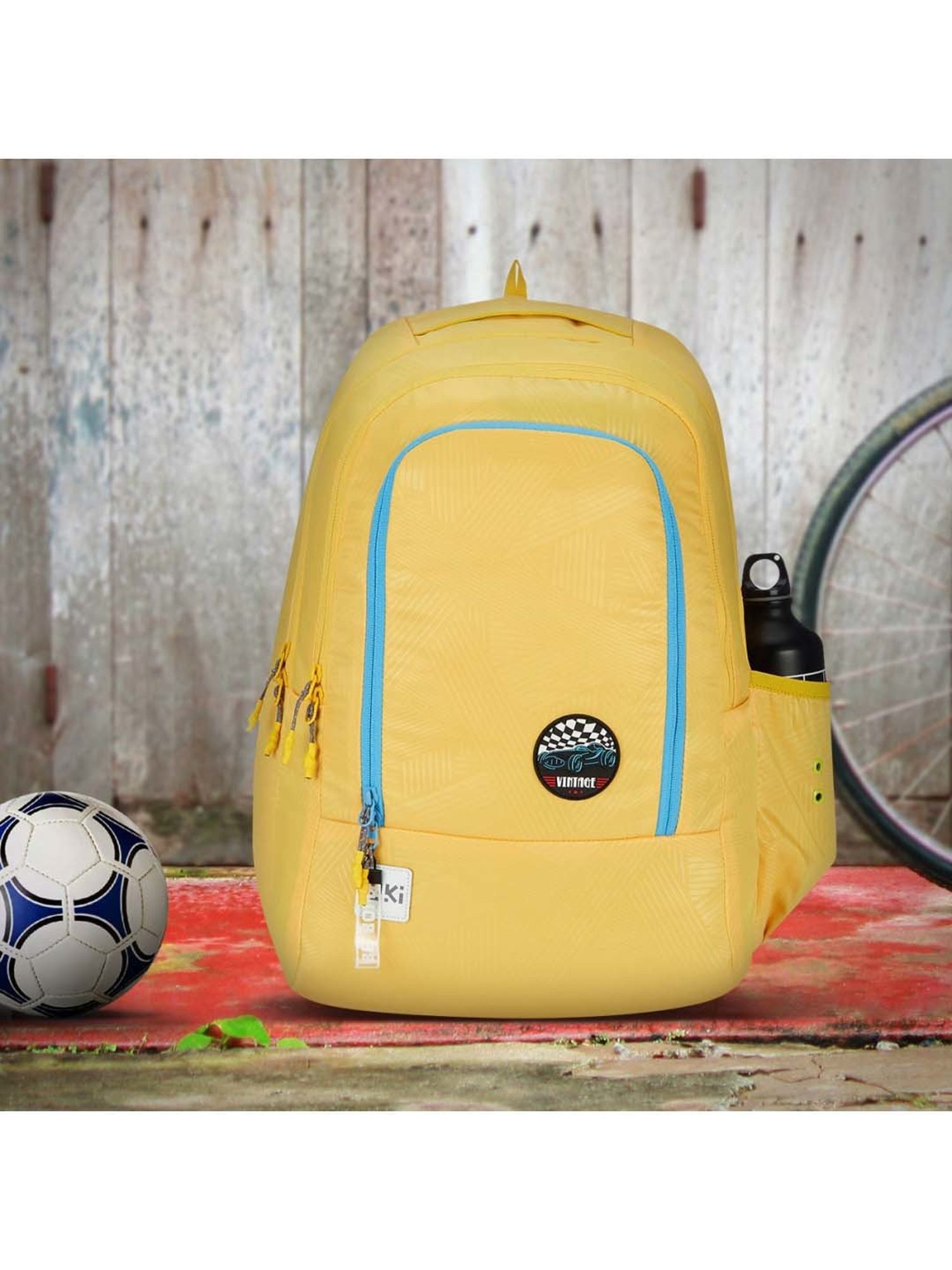 Wiki 31.5 Ltrs Yellow Medium Backpack
