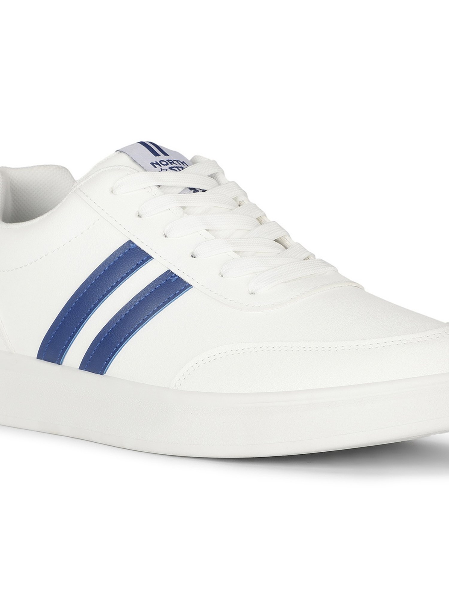 North Star by Bata Men's SKATER White Casual Sneakers