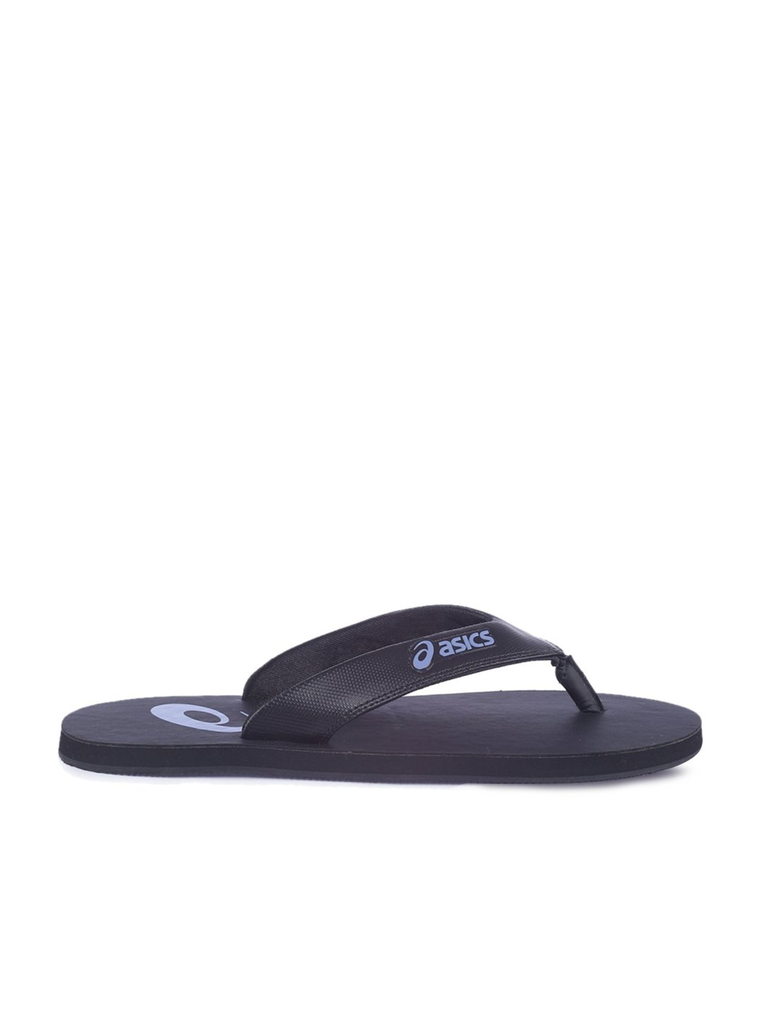 Asics Men's ZORIAN AS Pitch Black Flip Flops
