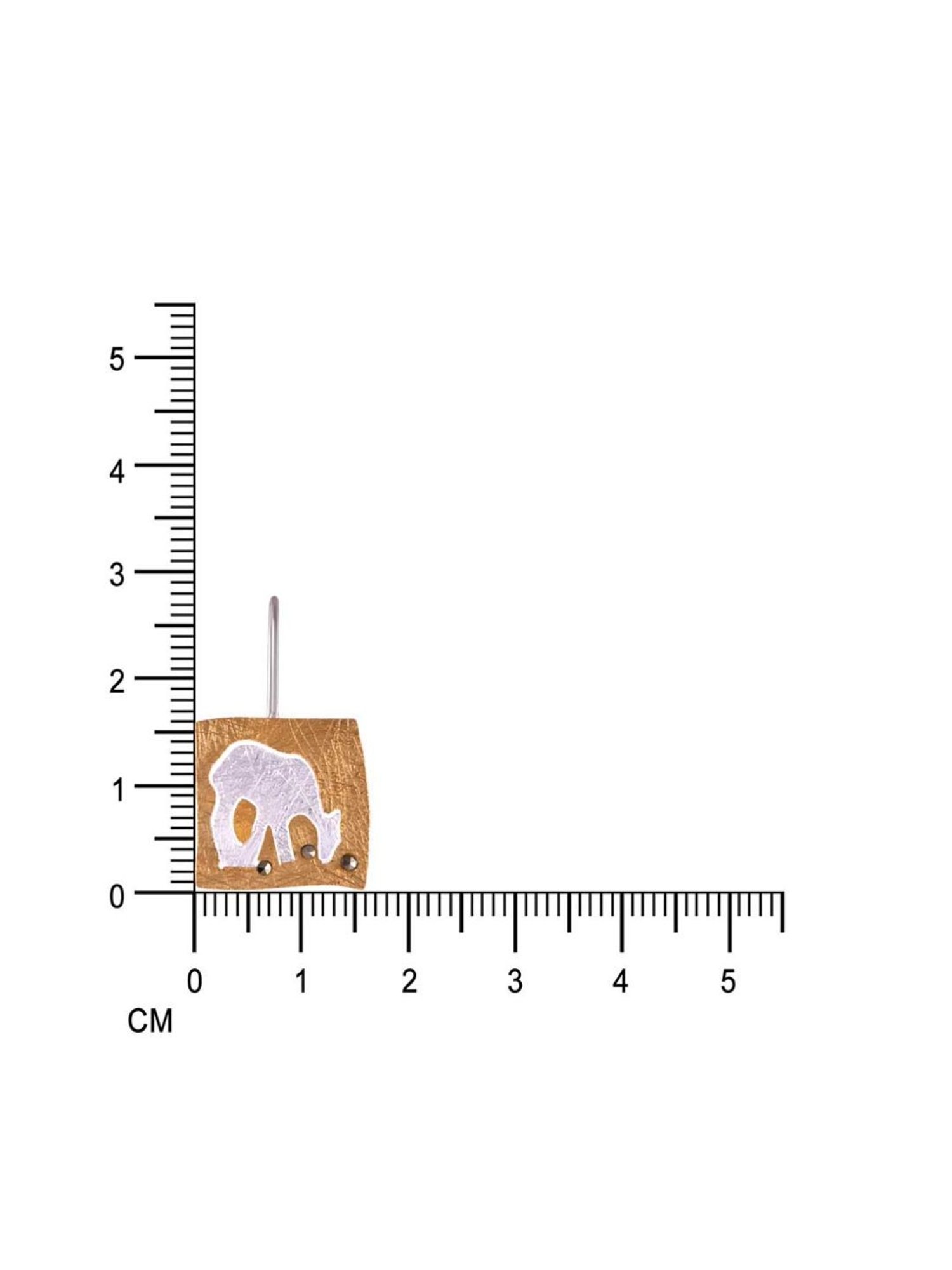 Rihi by P.C. Chandra Jewellers 925 Silver Abstract Animal Pendant with Earring Set for Women & Girls