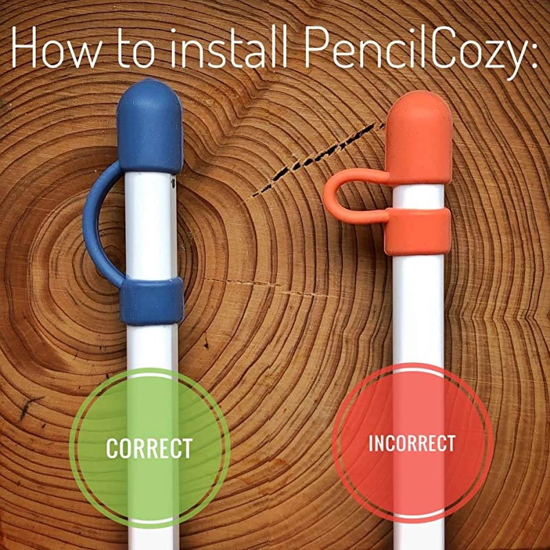 3Piece Pencil Combo Pack  The Original Apple Pencil Cap HolderKeeperTether Compatible Apple iPad Pro 6th Generation iPencil ChargerNib Accessories | Case Friendly Design Pink Sand