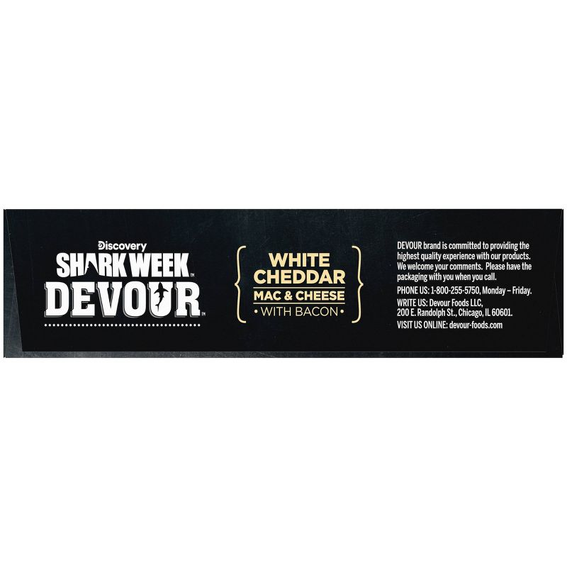 Devour Frozen White Cheddar Mac & Cheese with Bacon - 12oz