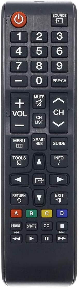 Universal Samsung TV Remote Control for All Smart HD LED LCD Samsung Televisions Models with Smart HUB Button BN59-01199F BN59-01198X BN59-01198G BN59-01302A BN59-01198C