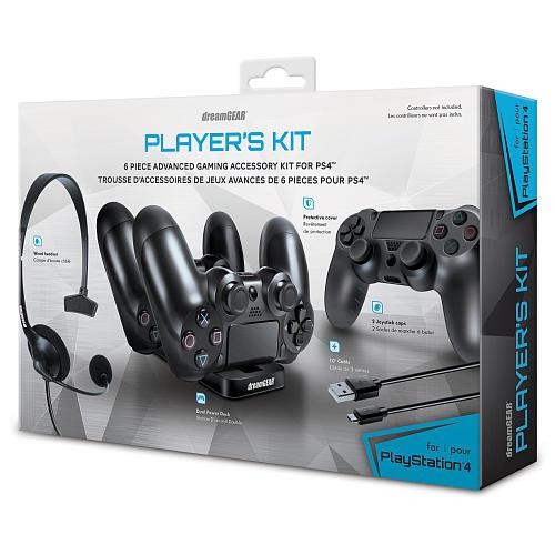 dreamGEAR Player's Kit for Sony PS4 - Black