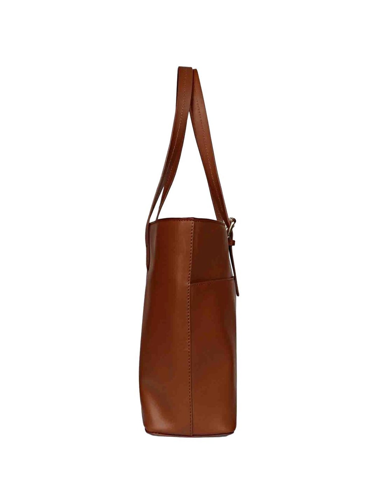 Favore Brown Solid Medium Totes