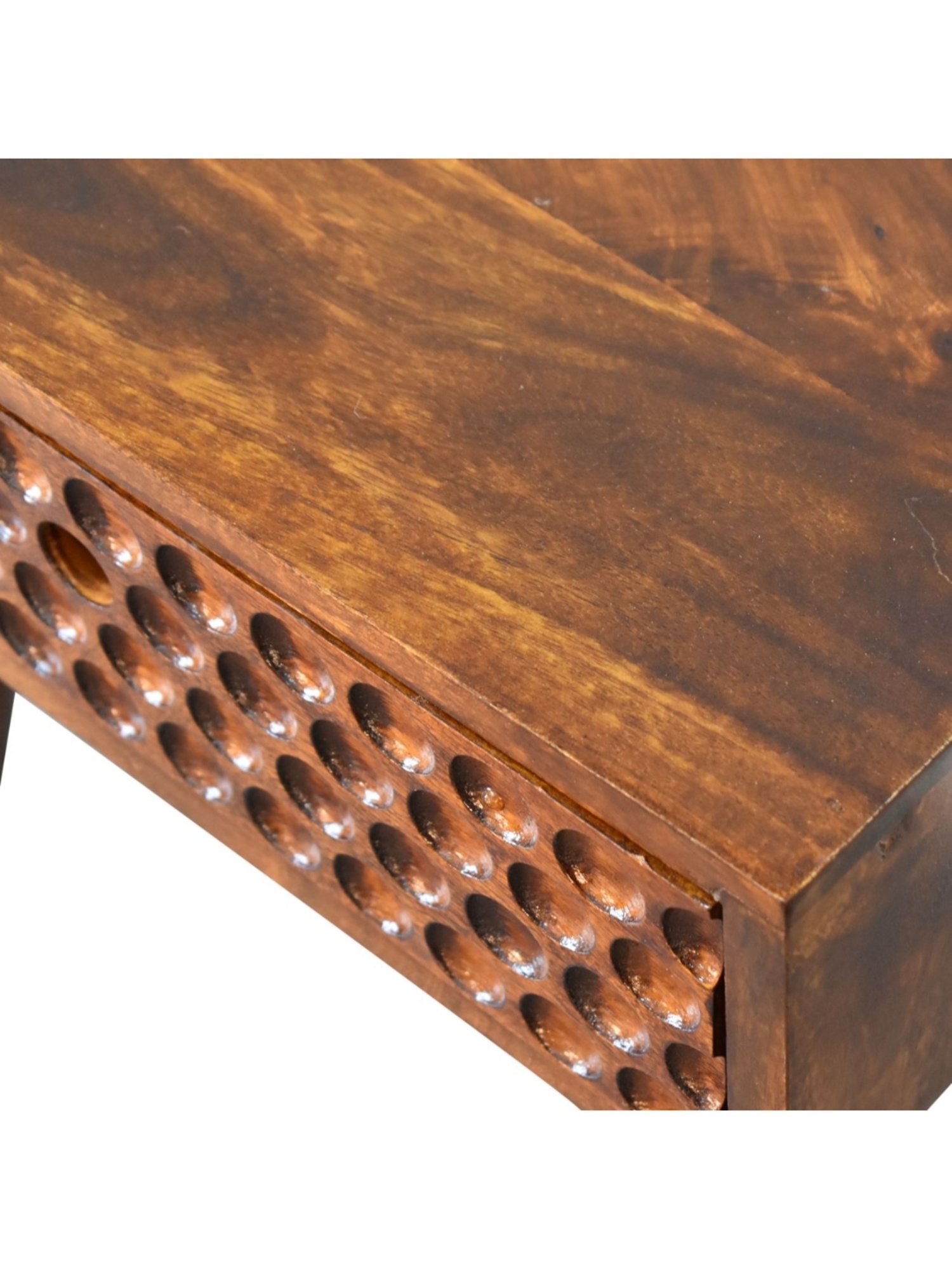 Artisan Furniture Torun Solid Brown Mango Wood Side Table