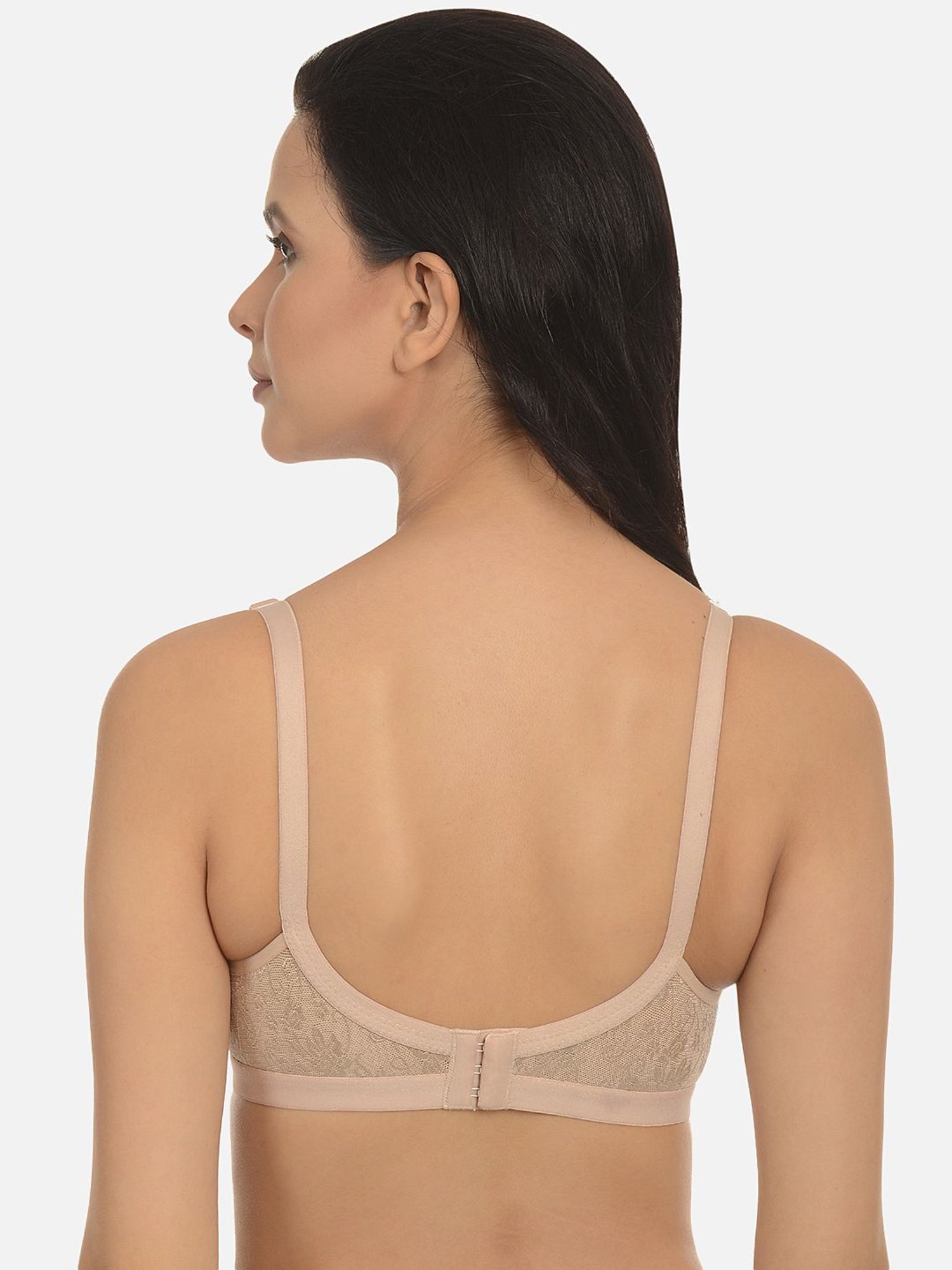 Mod & Shy Beige Non Wired Non Padded Minimizer Bra