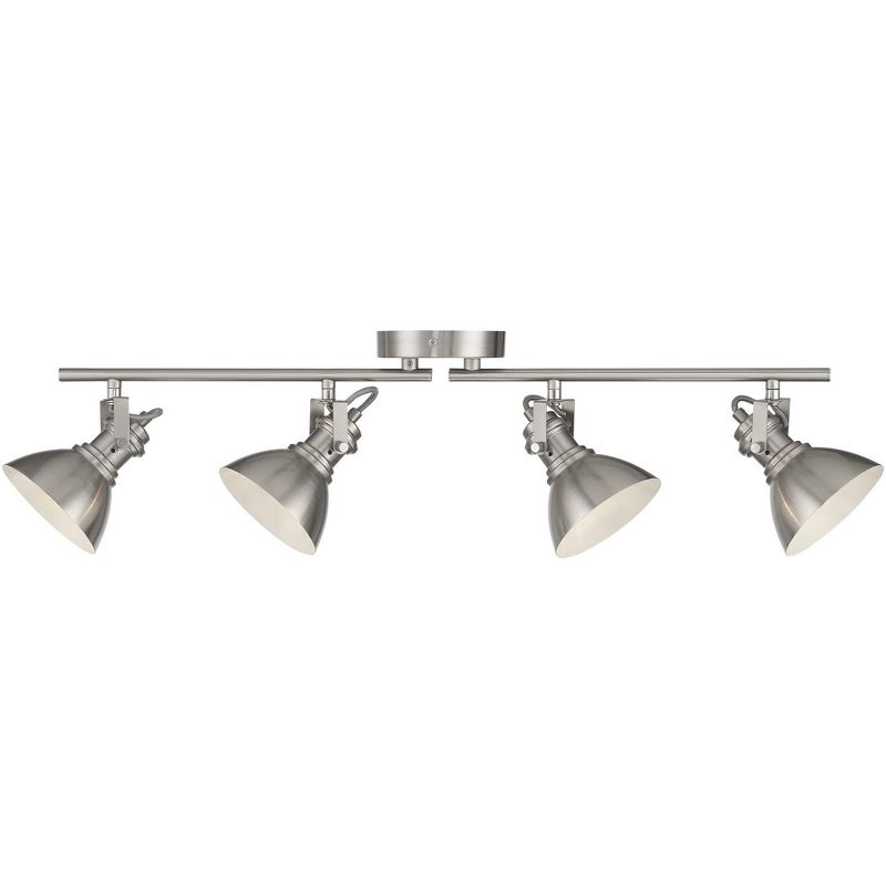 Pro Track Otis 4-Light Bushed Nickel Metal Track Fixture