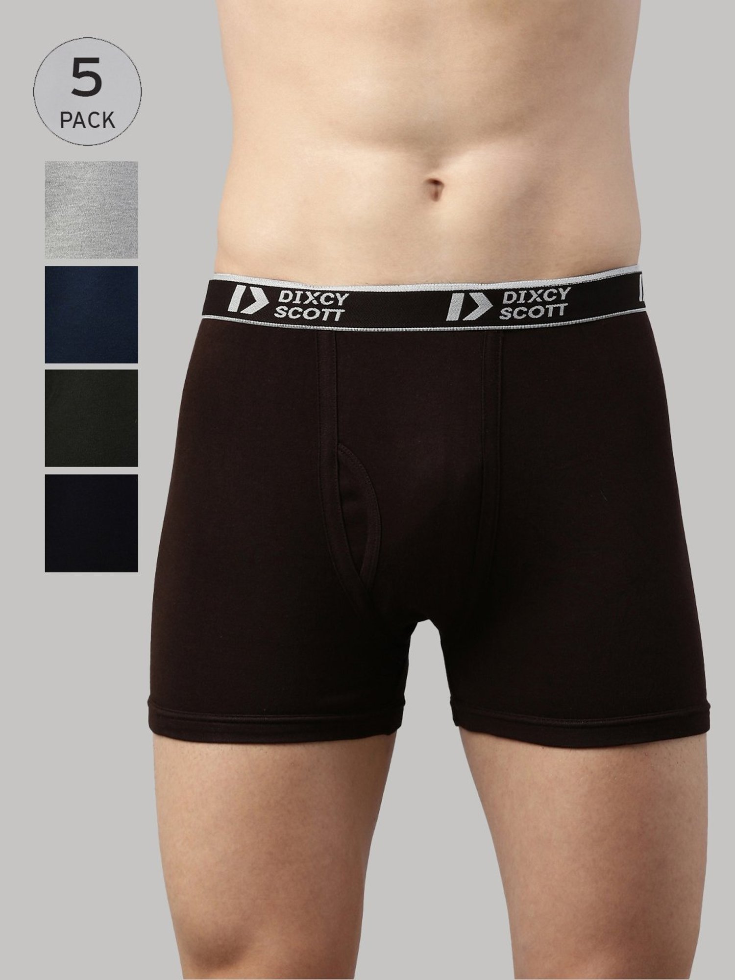 Dixcy Scott Originals Assorted Cotton Trunks - Pack of 5