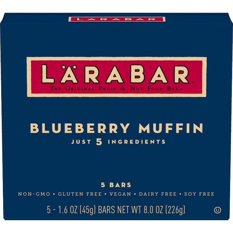 Larabar Blueberry Muffin Fruit And Nut Bar - 5ct