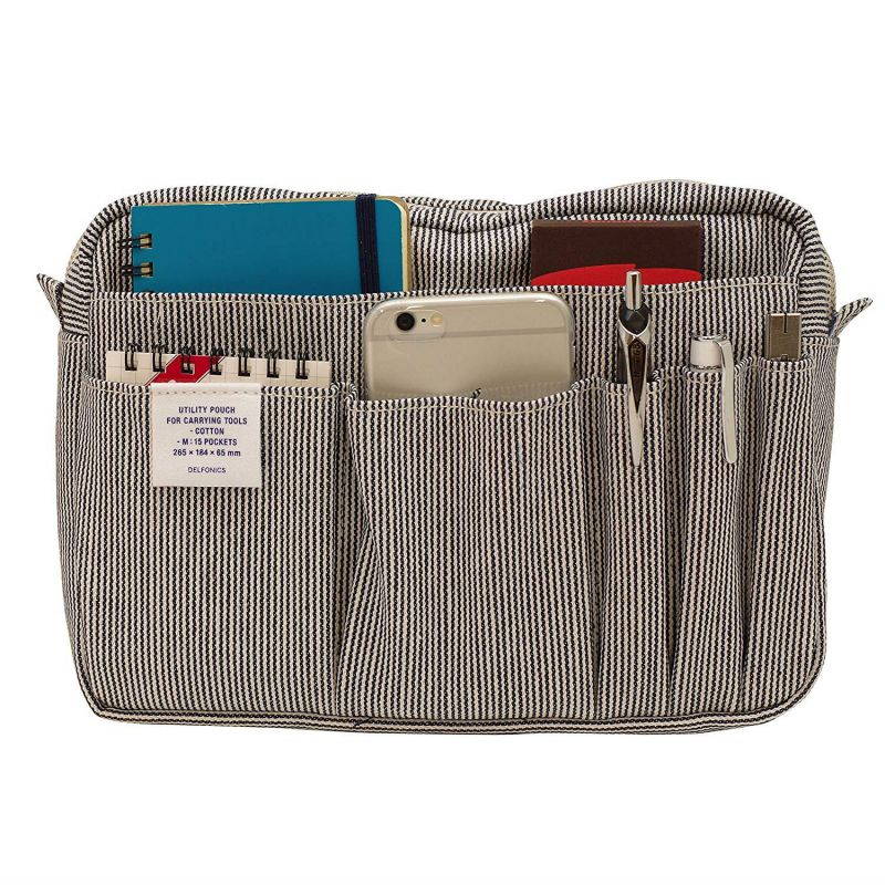 [DELFONICS] Inner Carrying Bag Multi Pouch Case Bag In Bag Size M 500094 A