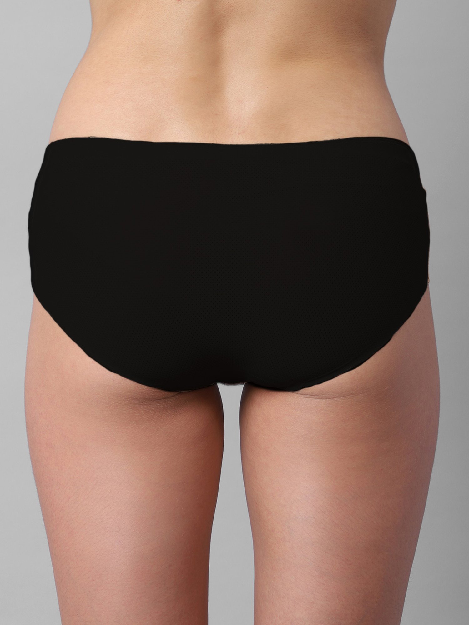 Erotissch Black Seamless Bikini Panty