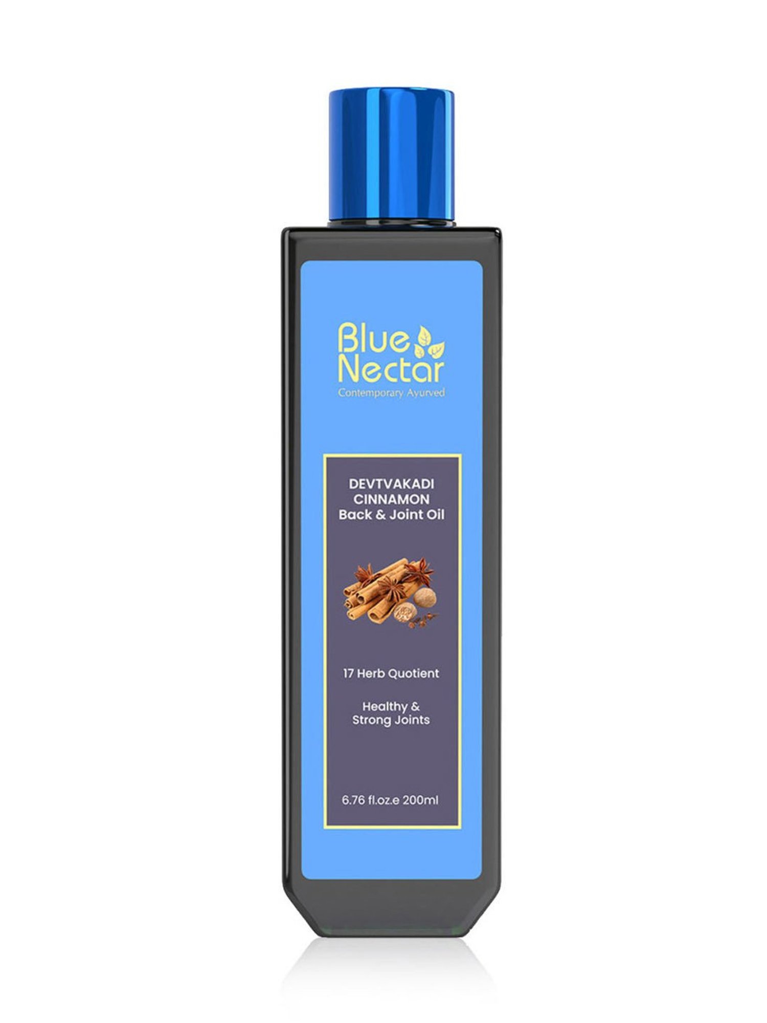 Blue Nectar Devtvakadi Cinnamon Back & Joint Oil - 200 ml