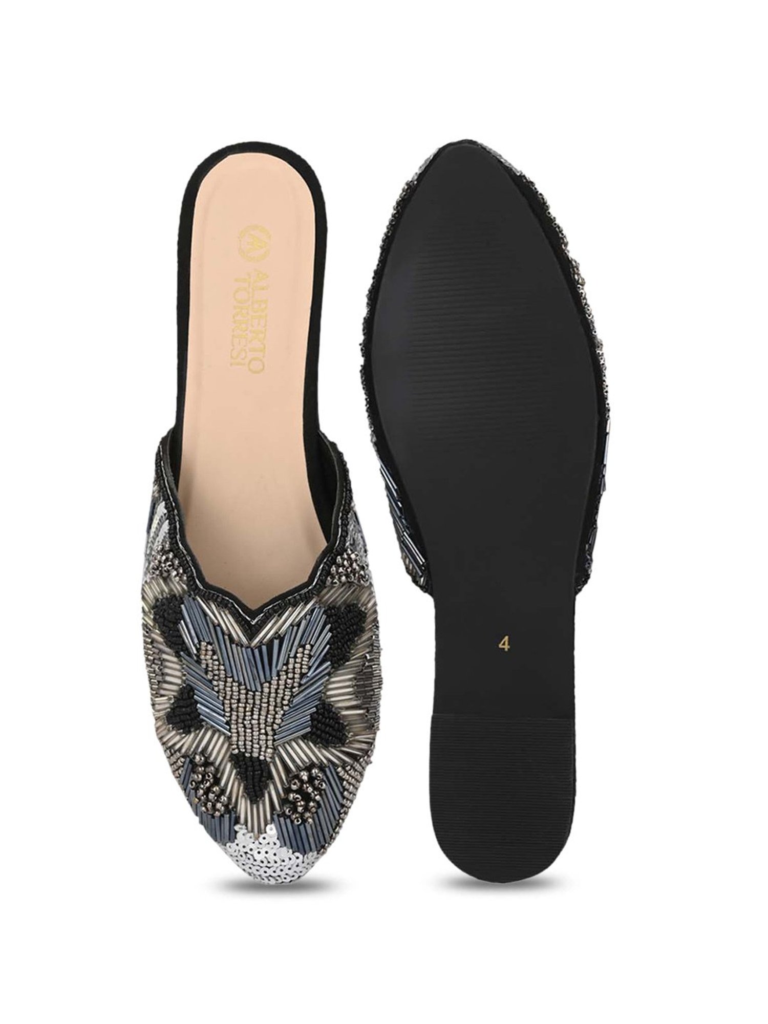 Alberto Torresi Women's Multicolor Mule Shoes