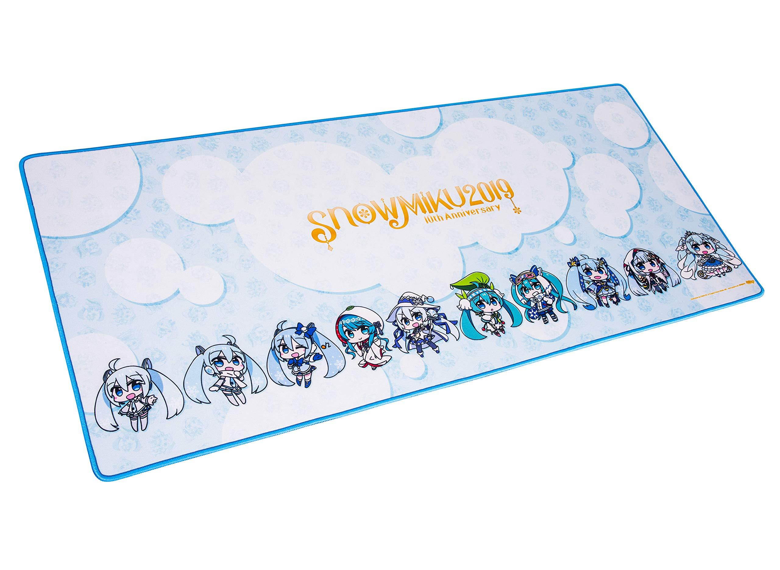 Thermaltake Tt Esports Dasher Extended Hatsune Miku Limited Edition Gaming Mouse Pad Snow Miku 2019 Edition Semi-Coarse Surface Non-Slip Rubber Base 35.43&rdquo;X15.75&rdquo;X0.16&rdquo; MP-DSH-Blksxs-09