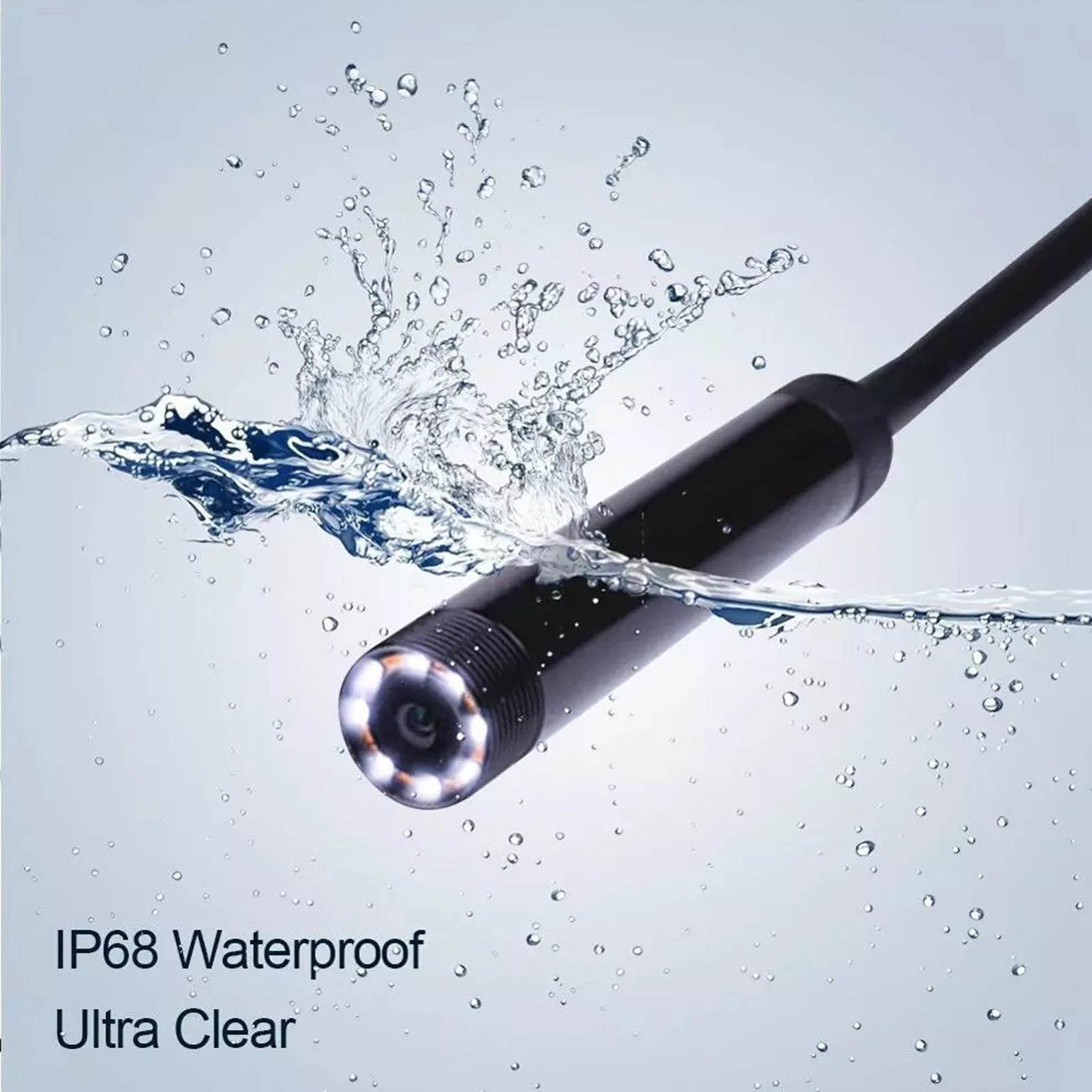 Wireless WiFi Endoscope Waterproof Inspection Camera 720P for Phone 3.5m