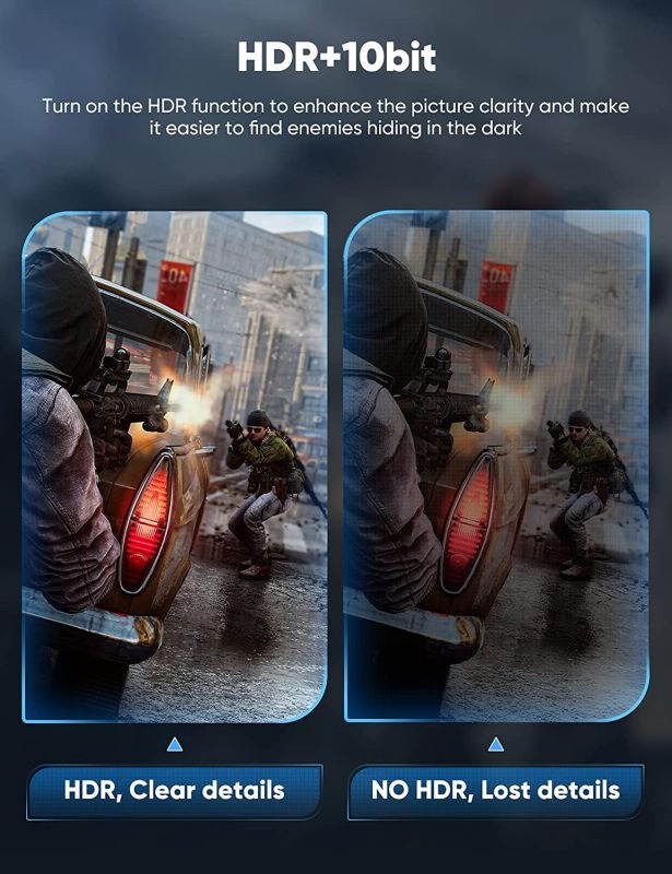 8k DisplayPort Cable 1.4 Capshi 3ft Nylon Braided DP Cable (8K@60Hz4K@144Hz 1080P@240Hz) Ultra High Speed DisplayPort to DisplayPort Cable 32.4Gbps and HBR3 for PC Laptop HDTV-Grey