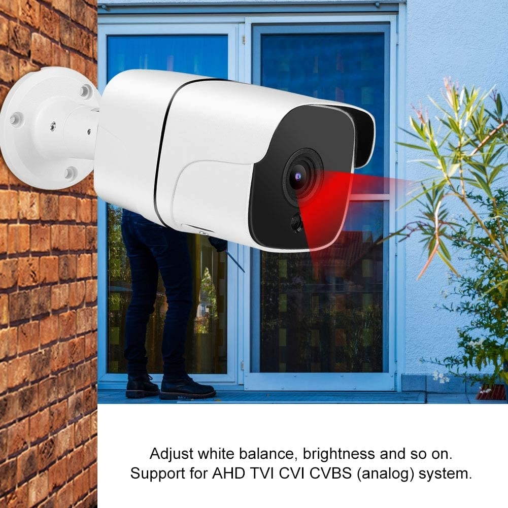 Sonew Bullet Security Camera,4 in 1 (TVI/AHD/CVI/CVBS) Outdoor Analog CCTV DVR Surveillance Camera for Outdoors Indoors Monitoring (720P NTSC)