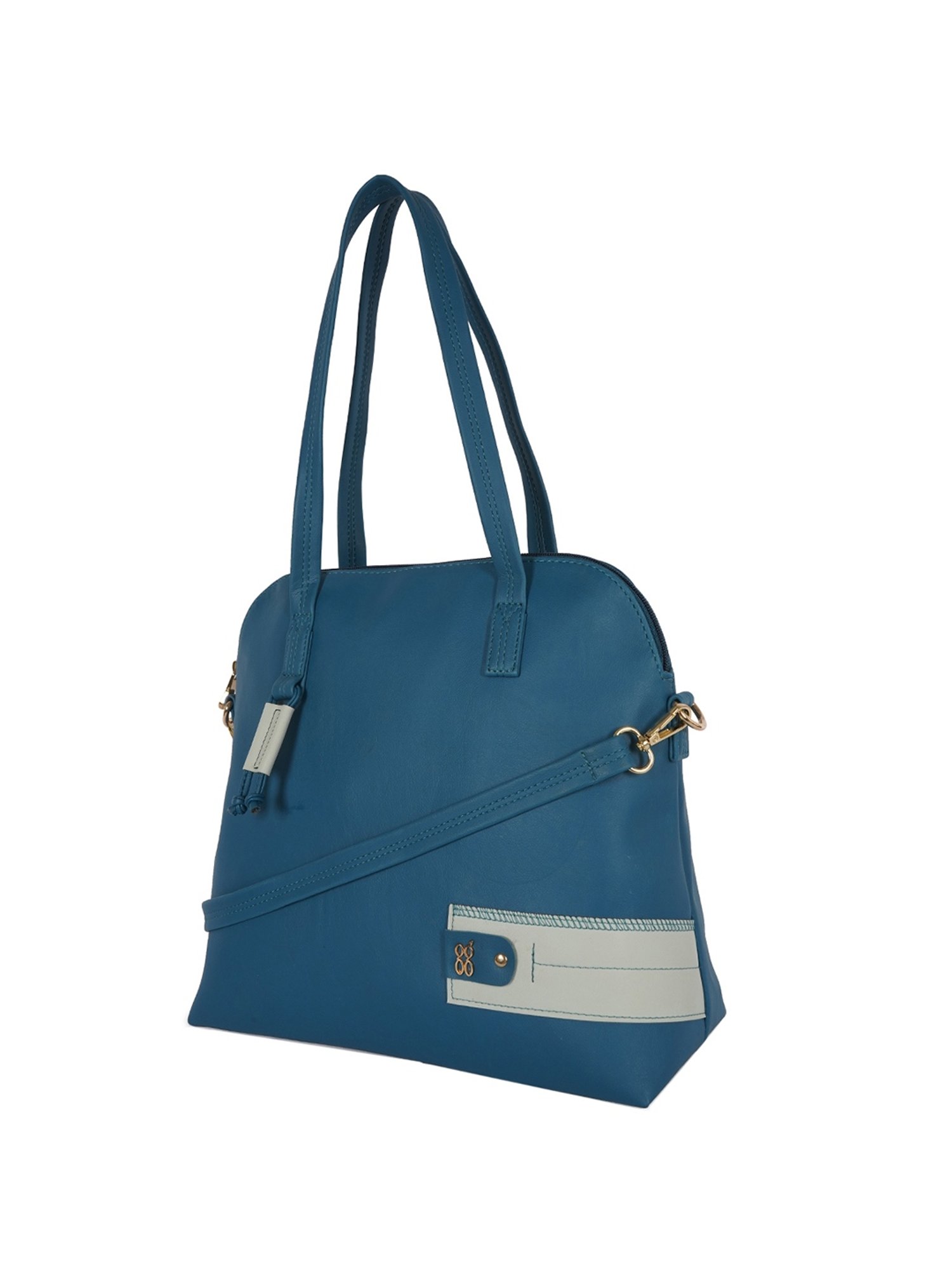 Baggit Lxe Kilt E Diego Navy Solid Medium Handbag