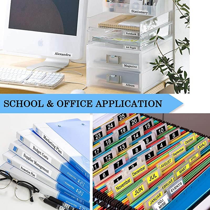 Tz Tape 18mm 07 Laminated White Compatible Label Tape Replacement for Brother PTouch TZe241 TZ241 TZe241 for PTD400AD PTD600 PTP700 PT1810 PT1880 PT2730 Printer 34 x 262 3Pack