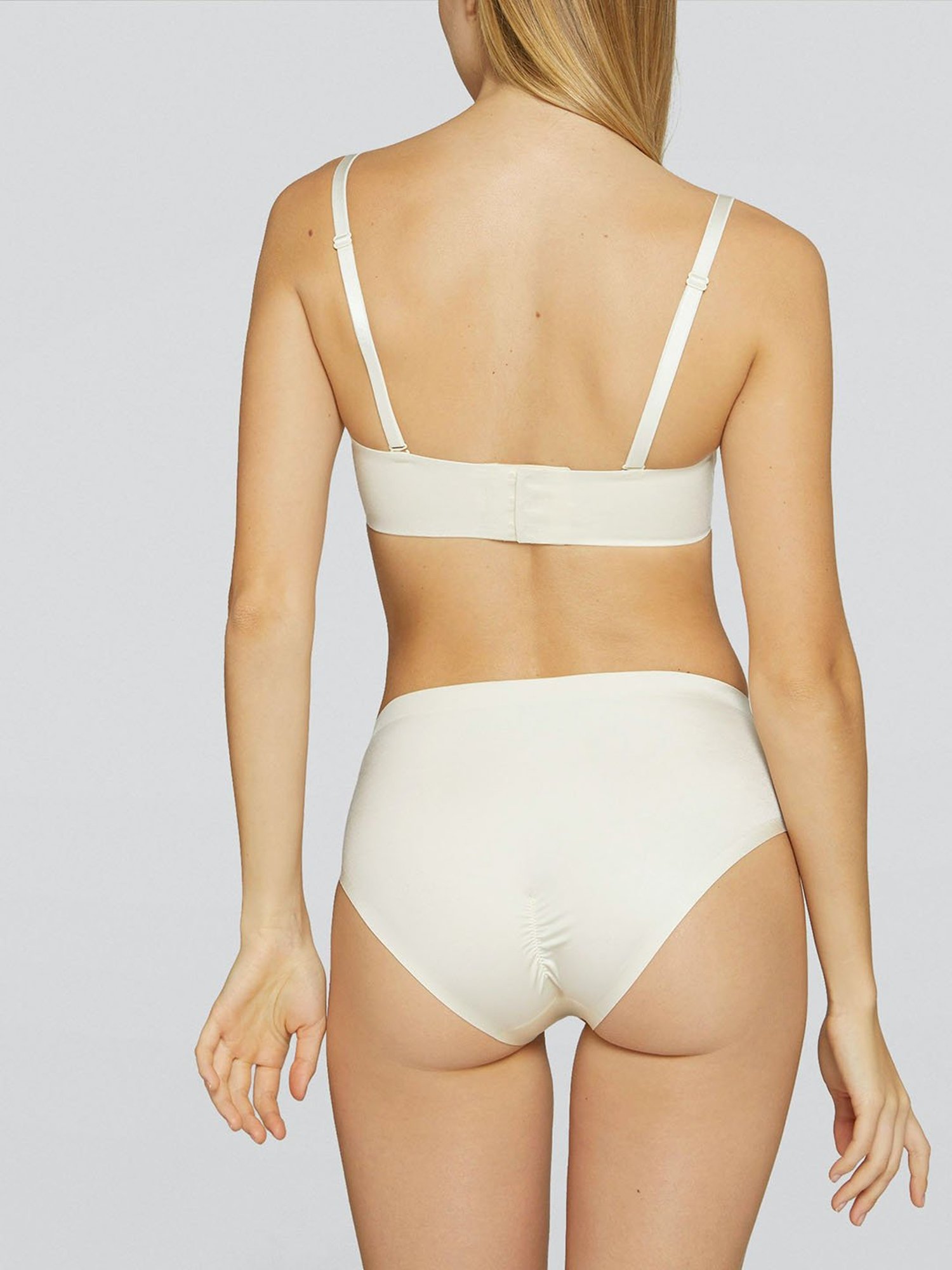 Yamamay Cream Under Wired Padded Bandeau Bra