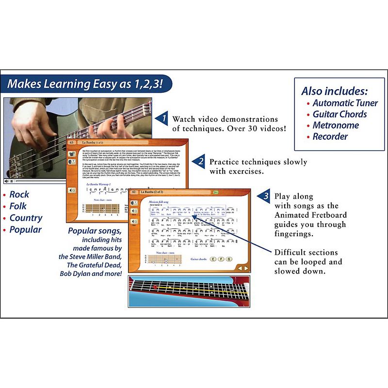 eMedia Bass Method 1 CD-ROM Version 2.0