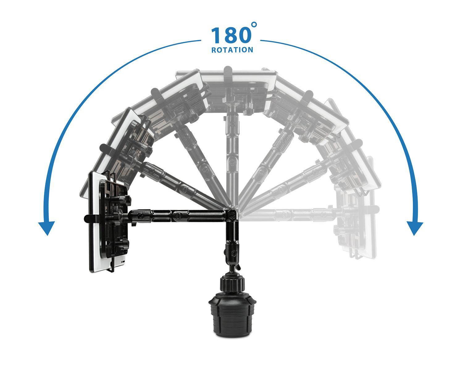Mount-It! Car Cup Holder Ipad Tablet Stand | Fits 7-11 Inch Screen Sizes