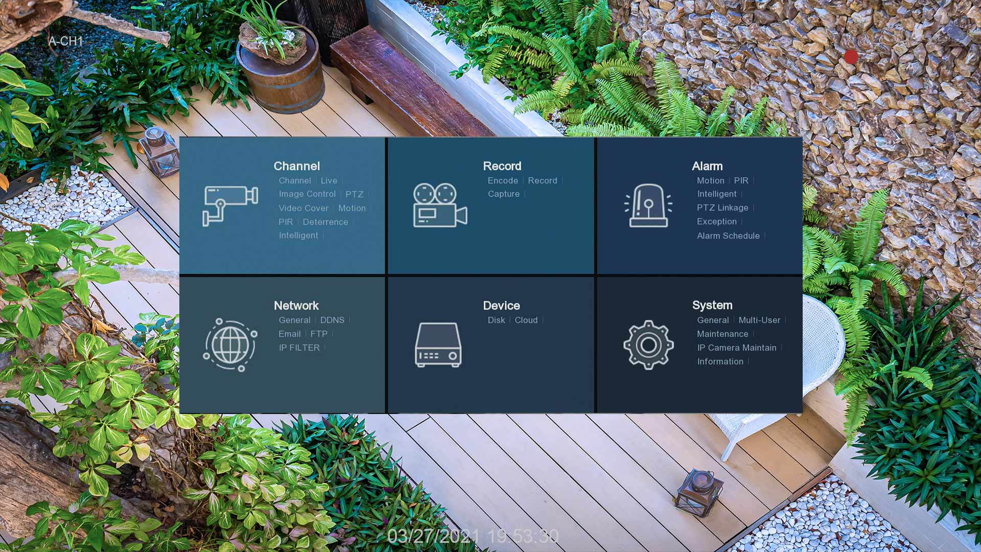 GW Security 16 Channel HD 1920p H.265 Security System with 8TB HDD, (15)* PoE 5MP HD 1920p 2.8-12mm Varifocal Weather Proof IP Cameras, and (1)* 20x Zoom 5MP HD 1920p IP PTZ (Pan-Tilt-Zoom) Camera