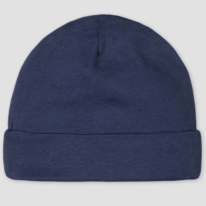 Yoga Sprout Baby Boy Cotton Caps 3pk, Fox, 0-6 Months