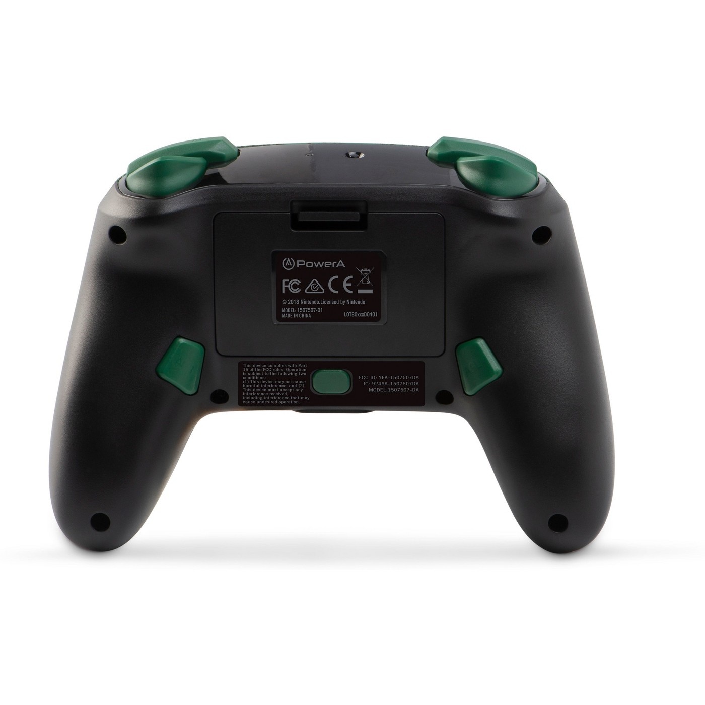 powera enhanced wireless controller for nintendo switch  link silhouette  nintendo switch